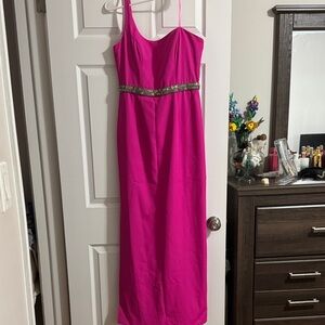 Elegant Pink Evening Dress